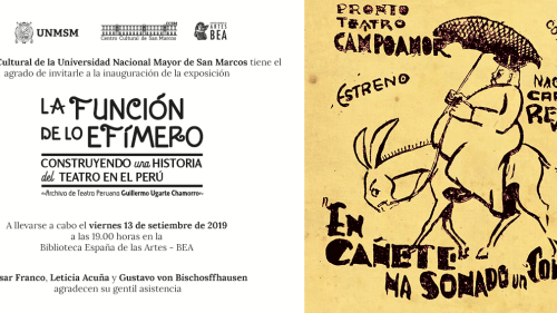 La Función De lo Efímero " Construyendo una Historia del Teatro en el Perú