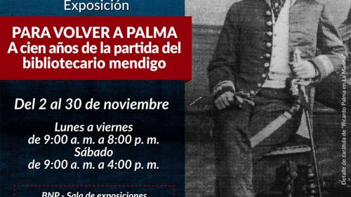 BIBLIOTECA NACIONAL DEL PERÚ "Homenaje a Ricardo Palma"