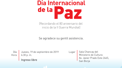 Recital poético por el "Día Internacional de la Paz"