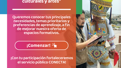 Participa de la encuesta para agentes culturales