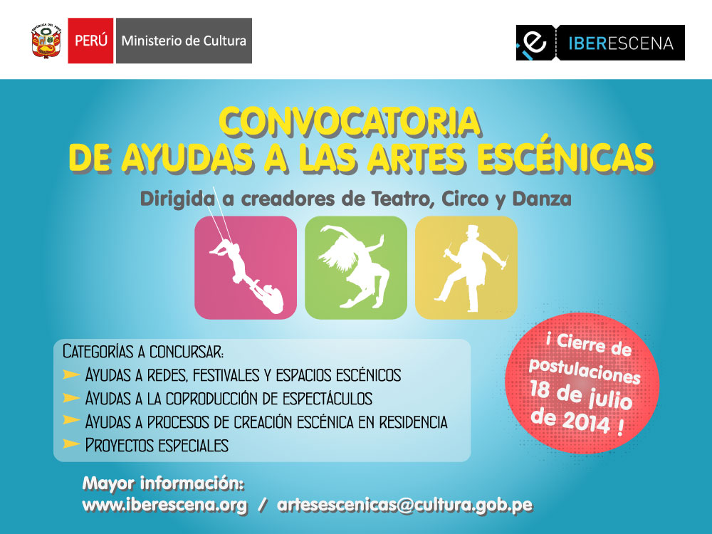 IBERESCENA FLYER CONVOCATORIA