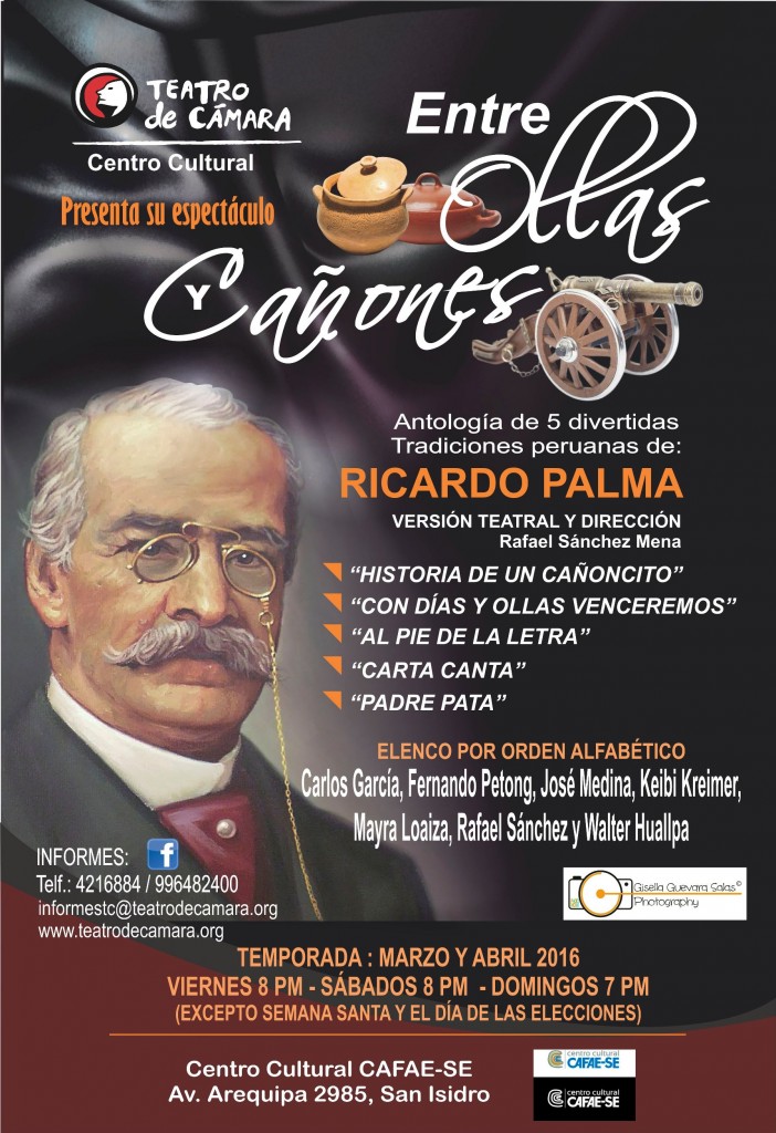 Afiche ENTRE OLLAS Y CAÑONES