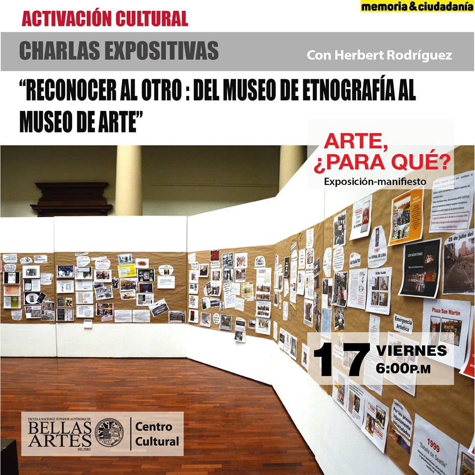 «ARTE, ¿PARA QUÉ?», de Herbert Rodríguez, va hasta el 3 de julio en el Centro Cultural de Bellas Artes