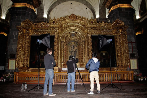 "Terremoto de 1650" con un gigapan.