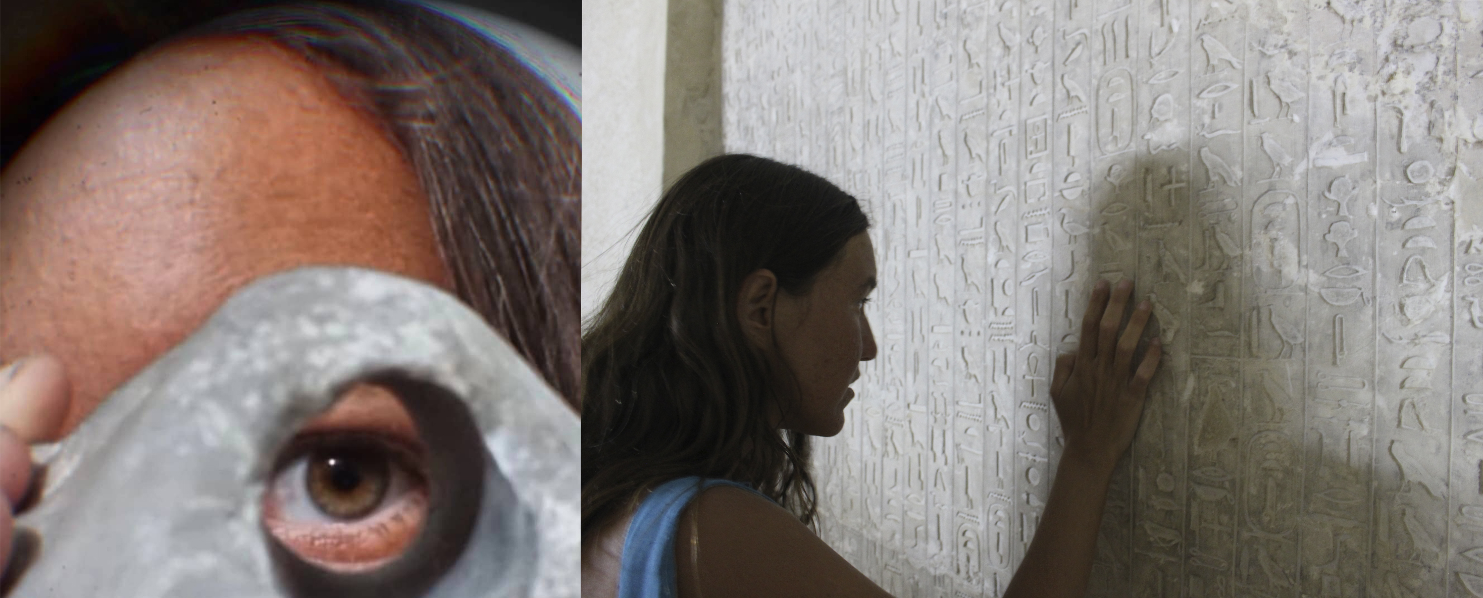 Ximena Heraud en Egipto con simbología ancestral.